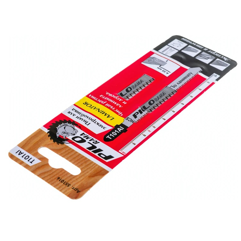 Пилки для лобзика Pilorama T101AI 2 шт 551016