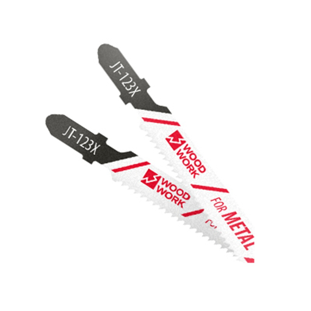 Пилки по металлу WoodWork JT-123X для лобзика, сталь HSS, 5 шт