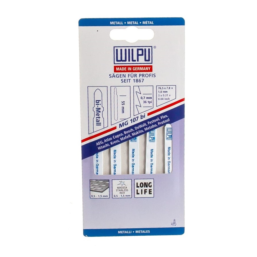 Набор пилок WILPU MG 107bi