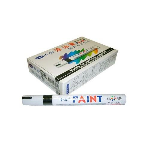 Маркер строительный синий 27074