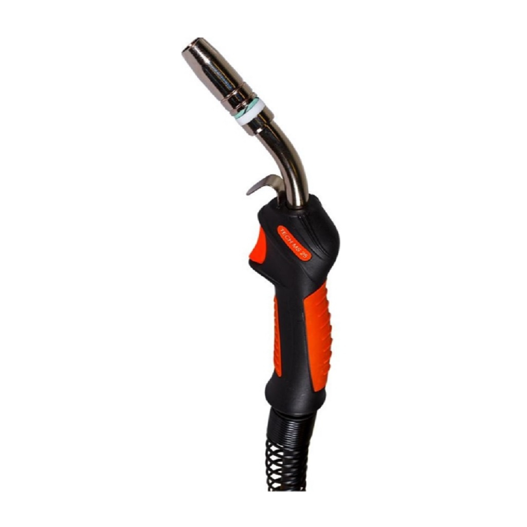 Горелка Сварог TECH MS 25, 5 м, 230 А, эргономичная рукоятка, термостойкий кабель, гибкий шланг