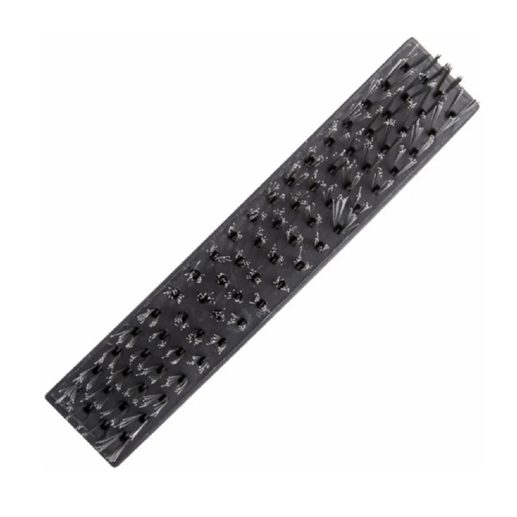 Щетка по металлу Beorol 245314, 4-рядная, стальная проволока, пластиковая ручка