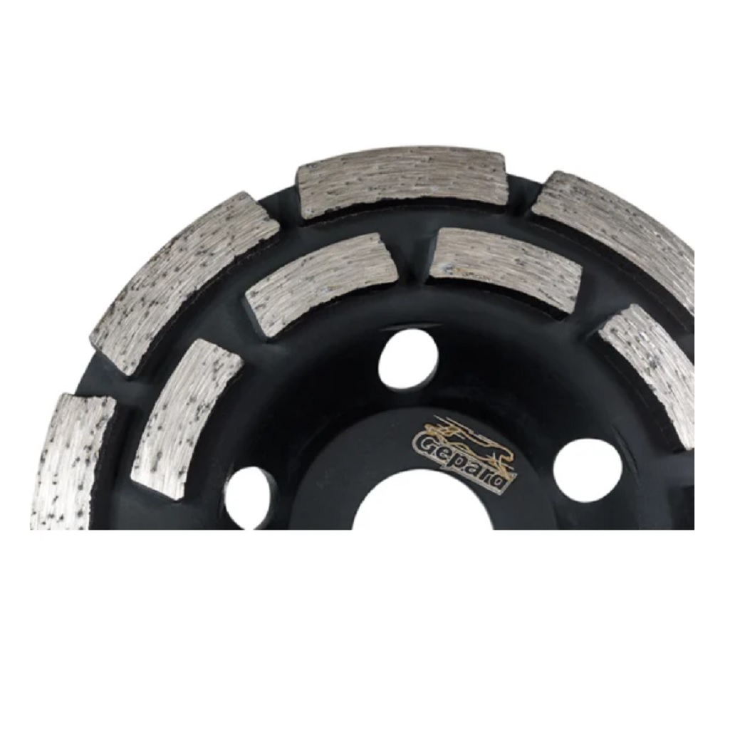 Чашка алмазная Gepard GP0808-115 двухрядная, по бетону, 115 мм