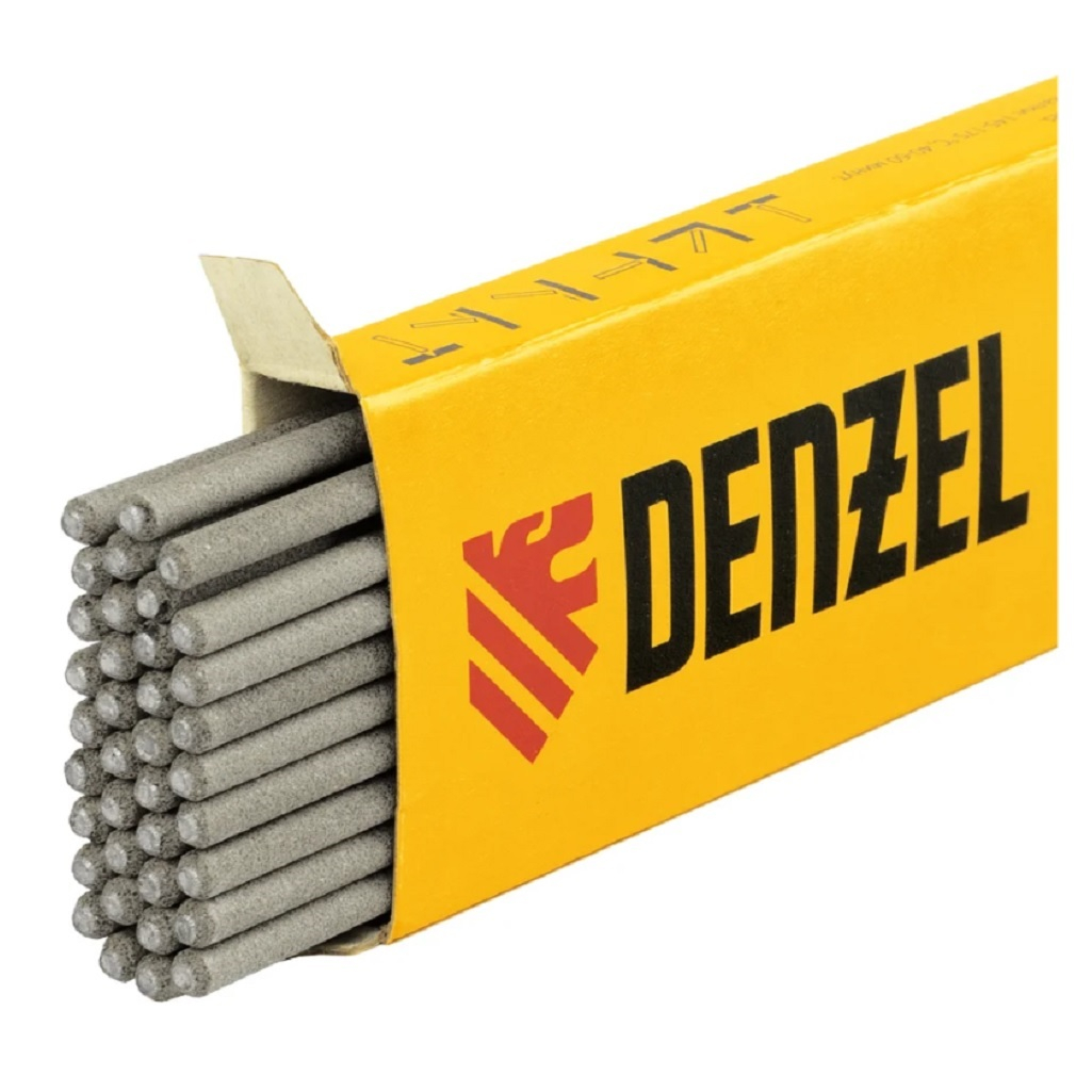 Электроды Denzel DER-46 3 мм, 1 кг 97514 рутиловое покрытие, Для ручной дуговой сварки деталей