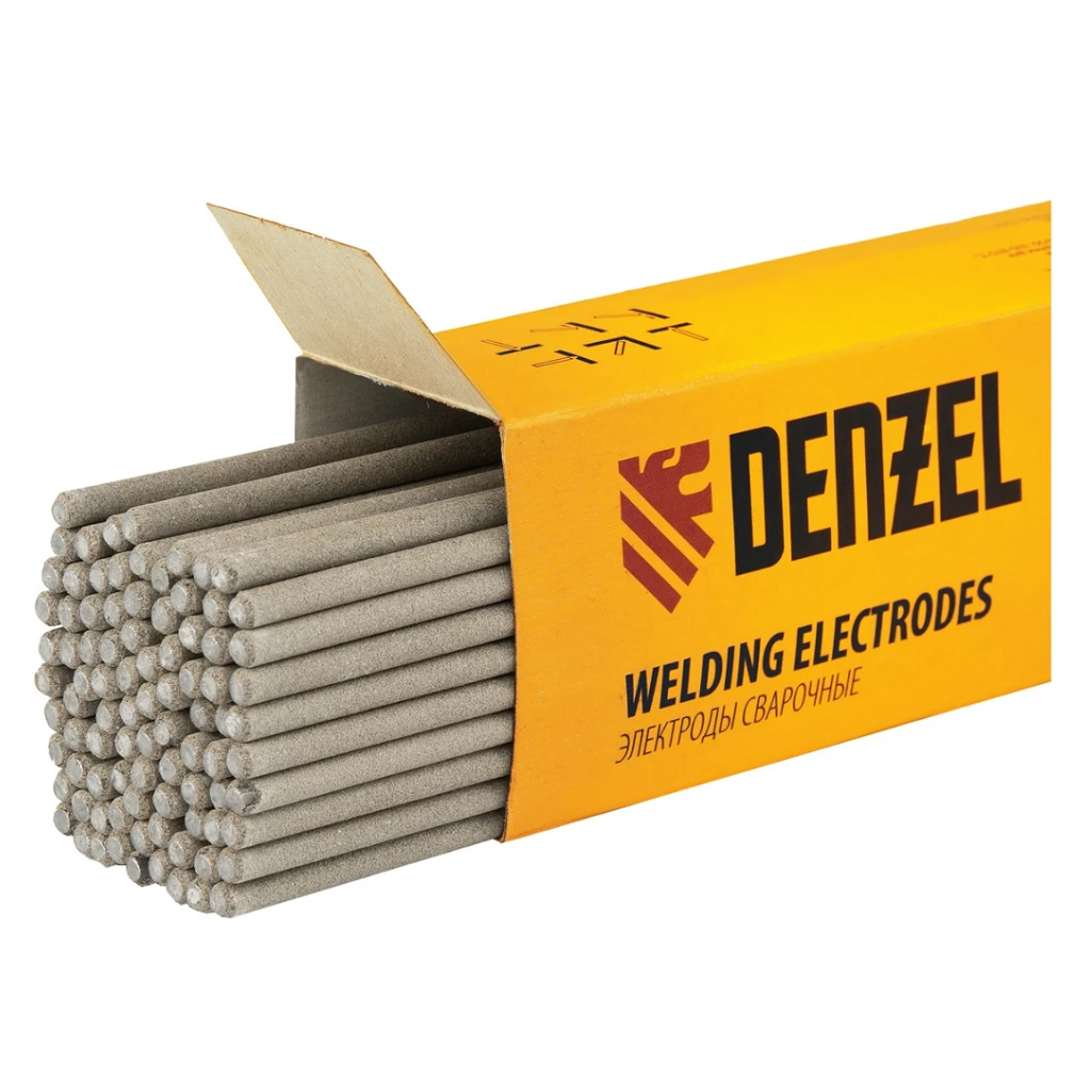 Электроды Denzel DER-46 4 мм, 5 кг 97517 рутиловое покрытие, Для ручной дуговой сварки деталей