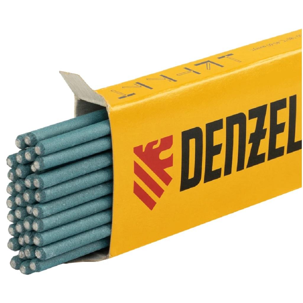 Электроды Denzel DER-3 3 мм, 1 кг 97510 рутиловое покрытие, Для ручной дуговой сварки деталей