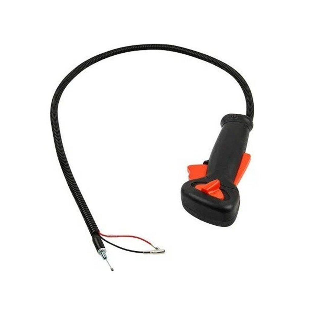 Ручка газа Eco GTP-X036 с тросом, для триммера, пластик, черная