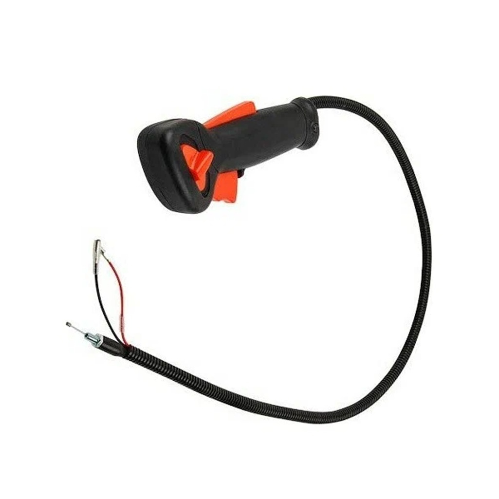 Ручка газа Eco GTP-X036 с тросом, для триммера, пластик, черная