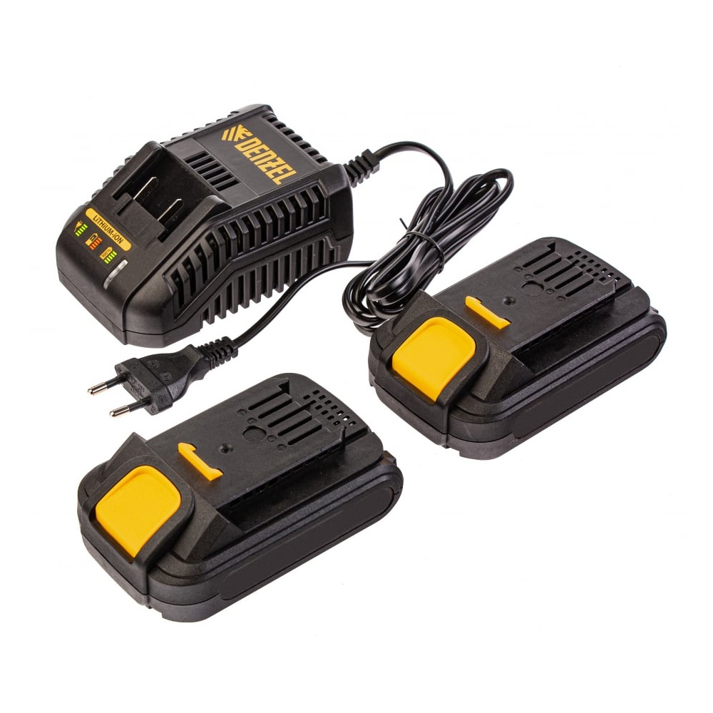 Дрель-шуруповерт аккумуляторная DENZEL CDL-IB-18-02 18В 2акк. х 1.5Ач+з.у.