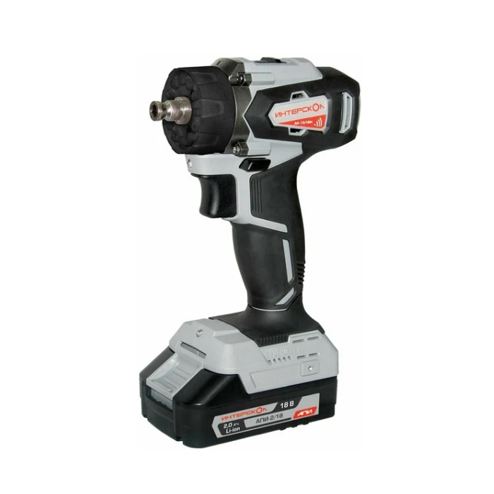 Аккумуляторный шуруповерт ИНТЕРСКОЛ ДА-13/18ВК+3насадки, бесщеточный, 2 акк х 2.0 Ah