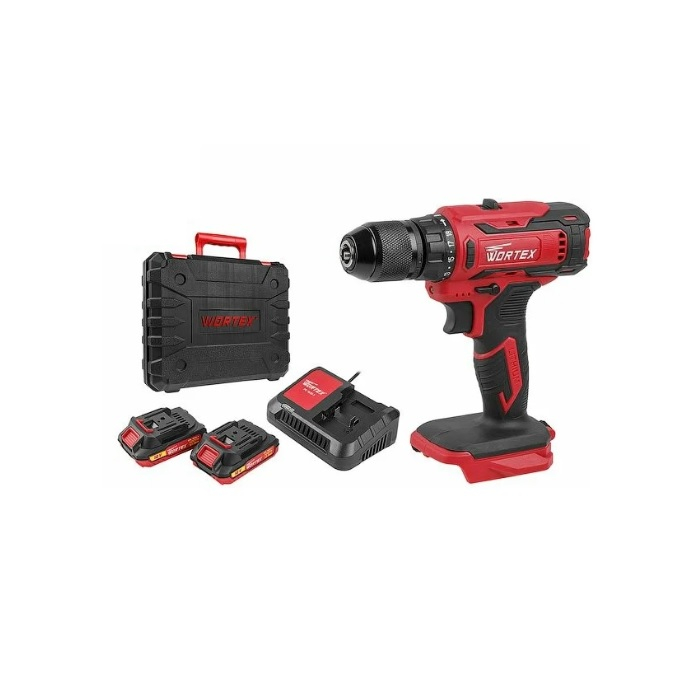 Аккумуляторный шуруповерт Wortex BD 1820-1 Li 18 В 2акк. 2.0 Ah+з.у. 0329209