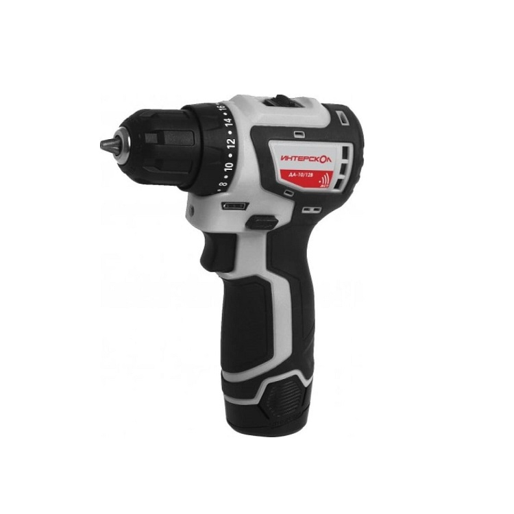 Аккумуляторный шуруповерт Интерскол ДА-10/12В 36 МиниМакс 12В 2 акк х 2.0Ah, з.у.
