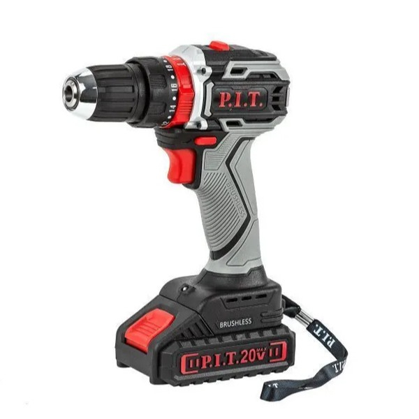 Аккумуляторный шуруповерт ударный P.I.T.  PSR18-D4 Promo, 20 В, 1 аккумулятор и зарядное устройство в комплекте