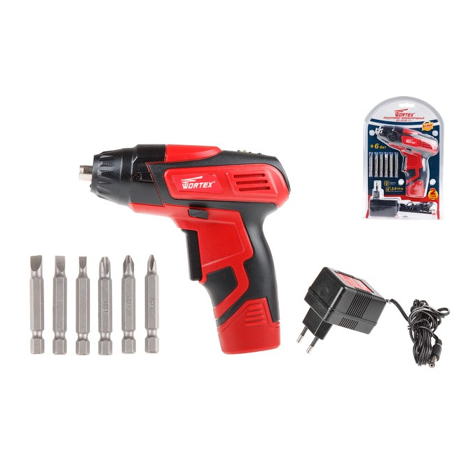 Аккумуляторный шуруповерт Wortex BS 4536-1 Li