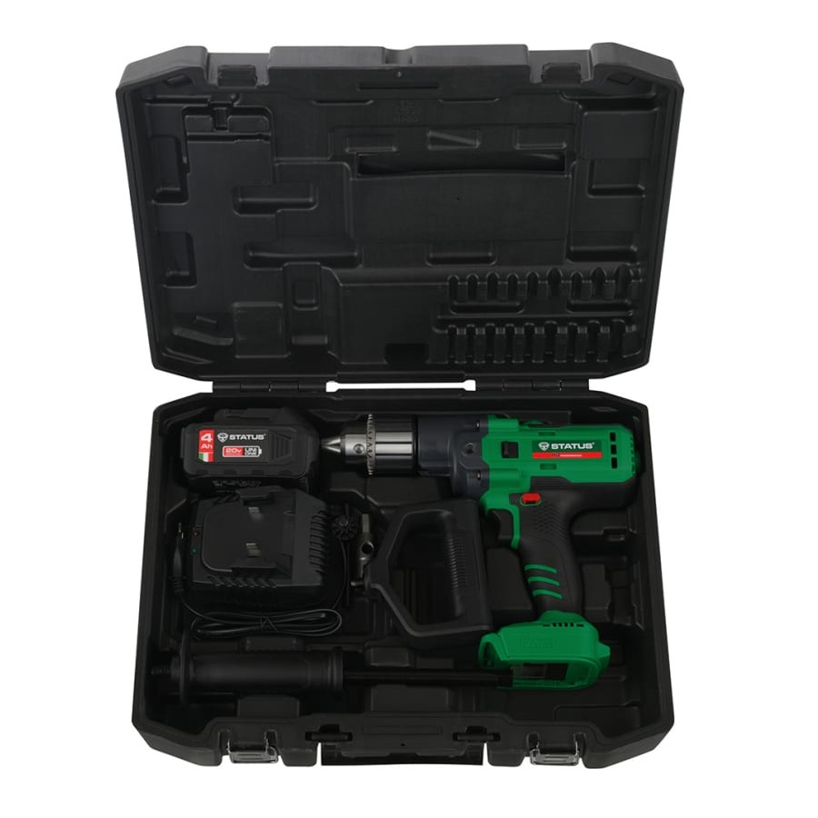 Аккумуляторная дрель Status CBL24Li 20В 130Нм 1акк.*4.0Ah+з.у.