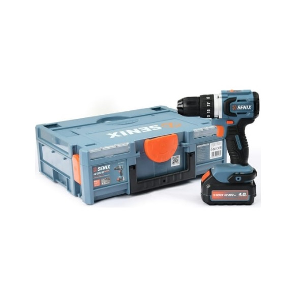Аккумуляторный шуруповерт SENIX PDDX2-M2-EU SET 20В 60Нм 1акк 4.0Ah+з.у.