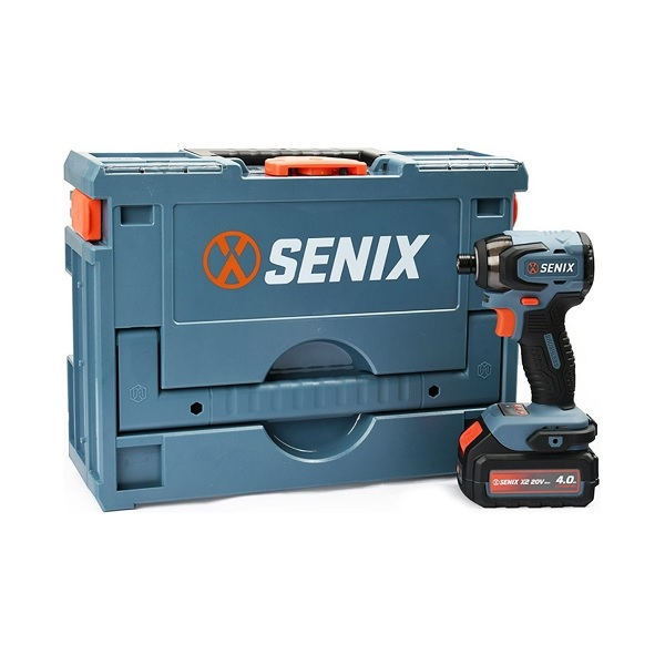 Аккумуляторный импульсный гайковерт SENIX PDWX2-M2-EU SET 20В 330Нм 1акк 4.0Ah+з.у.