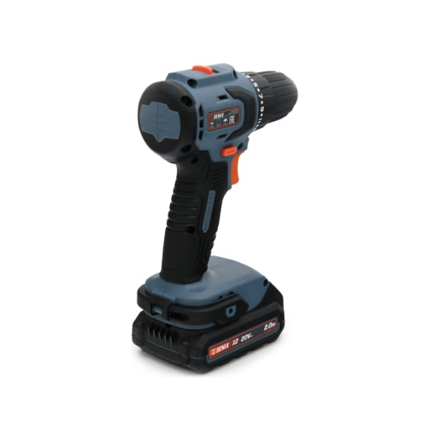 Аккумуляторный шуруповерт SENIX PDDX2-M3 20В 50Нм 2акк 2.0Ah+з.у