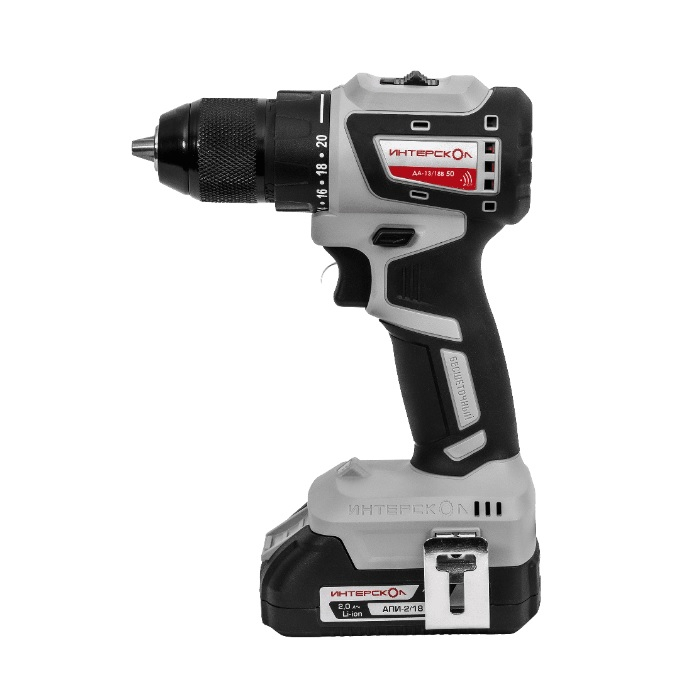 Аккумуляторный шуруповерт ударный Интерскол ДАУ-13/18В 80 18В 1акк 4.0 Ah+з.у.