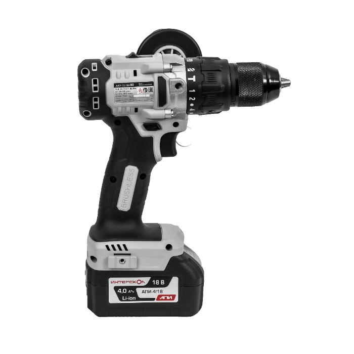 Аккумуляторный шуруповерт ударный Интерскол ДАУ-13/18В 80 18В 1акк 4.0 Ah+з.у.