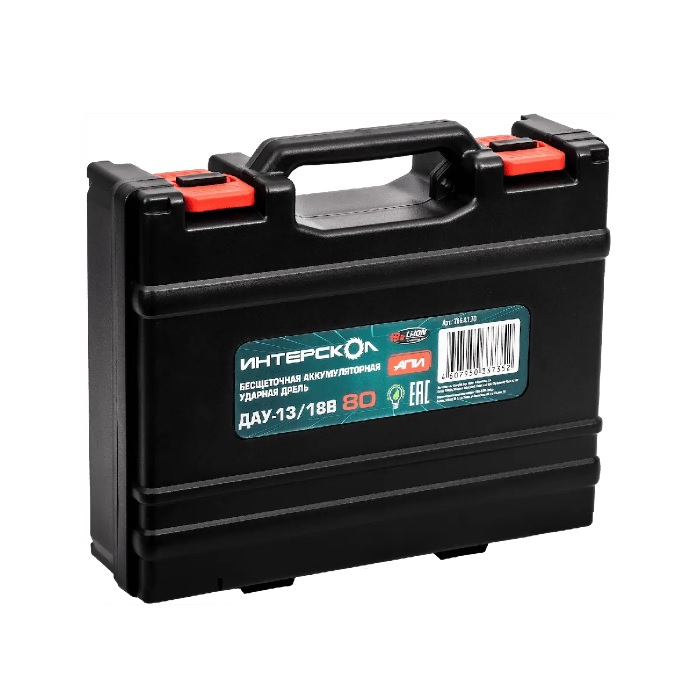 Аккумуляторный шуруповерт ударный Интерскол ДАУ-13/18В 80 18В 1акк 4.0 Ah+з.у.