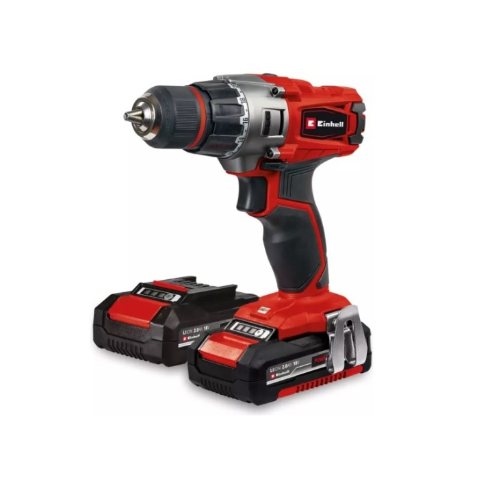 Шуруповерт аккумуляторный Einhell PXC TE-CD 18/2 Li, 18 В 44 Hм 2 акк. х 2.0 Ah, з.у.