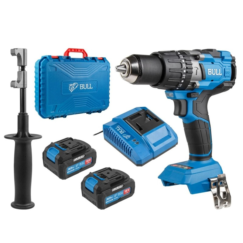 Шуруповерт аккумуляторный BULL SR 1805 18В 120Hм 2акк х 4,0Ah+з.у