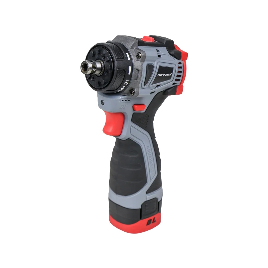 Шуруповерт аккумуляторный бесщеточный Profipower BL-161C 16 В, 2 акк. х 2,0 Ah+з.у.