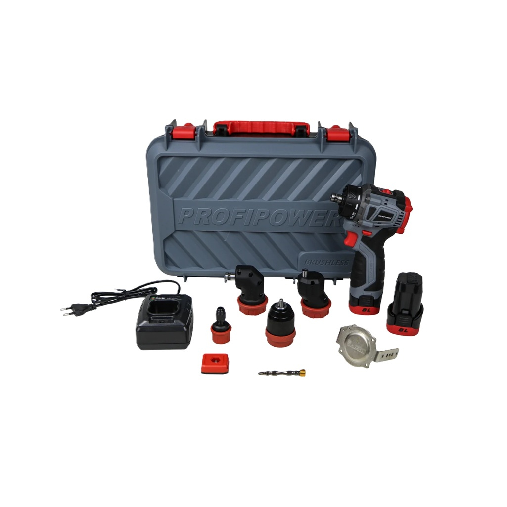 Шуруповерт аккумуляторный бесщеточный Profipower BL-161C 16 В, 2 акк. х 2,0 Ah+з.у.