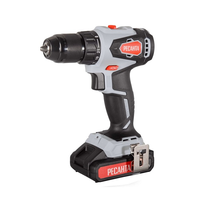 Дрель-шуруповерт Ресанта ДА-20-2ЛК-Б аккумуляторная