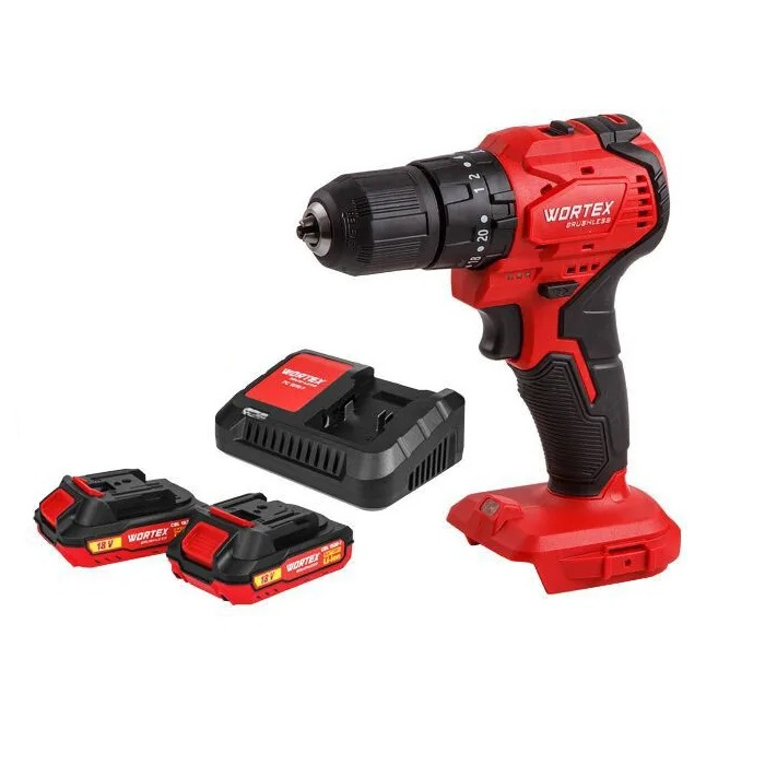 Шуруповерт аккумуляторный WORTEX BD 2030-1 DLi 1333424