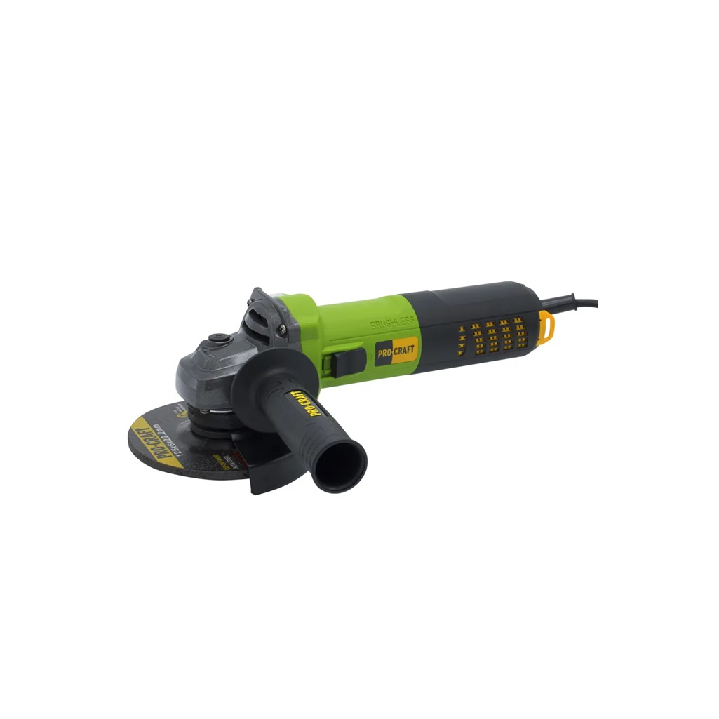 УШМ бесщеточная Procraft PW2200, 1100Вт, 125 мм, 0-11000 об/мин