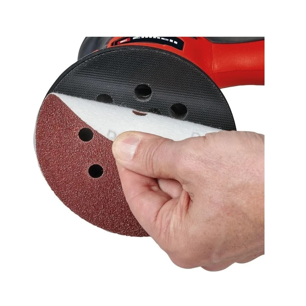 Шлифмашина эксцентриковая Einhell TC-RS 425 E, 125 мм, щеточный двигатель, 425 Вт