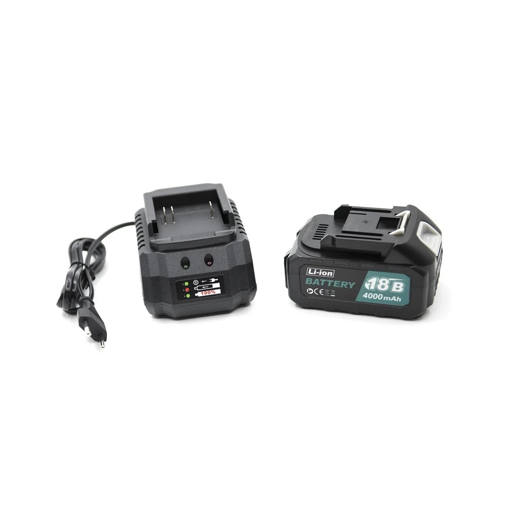 Шлифмашина угловая аккумуляторная Profipower DGA-18B, 18 В, 2акк. х 2.0 Ah+з.у.