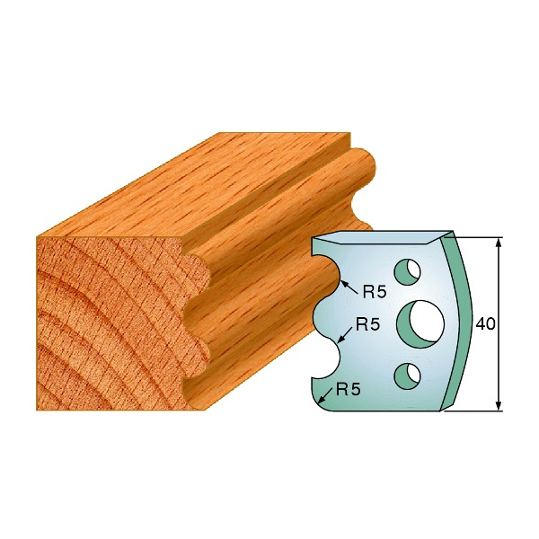 Комплект из 2-х ограничителей CMT 40x4 мм 691.006