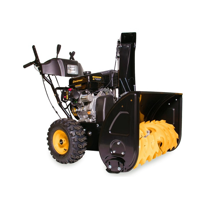 Снегоуборщик бензиновый CHAMPION ST1170E, двухступенчатый, металлический шнек, 8100 Вт