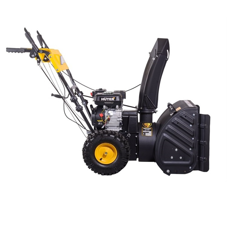 Снегоуборщик бензиновый Huter SGC 4100LX, двухступенчатый, металлический шнек, 5150 Вт