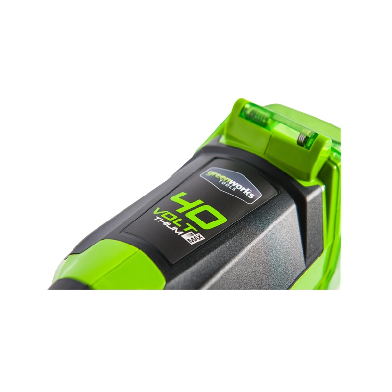 Снегоуборщик аккумуляторный Greenworks GD40SSK4, одноступенчатый, шнек пластик, 40В, 1 АКБ