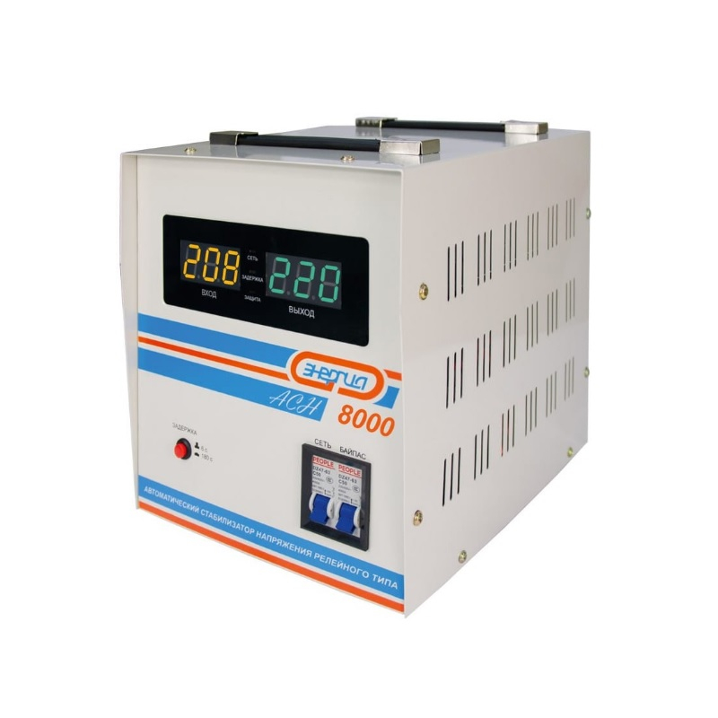 Стабилизатор Энергия ACH-8000 с цифровым дисплеем Е0101-0115