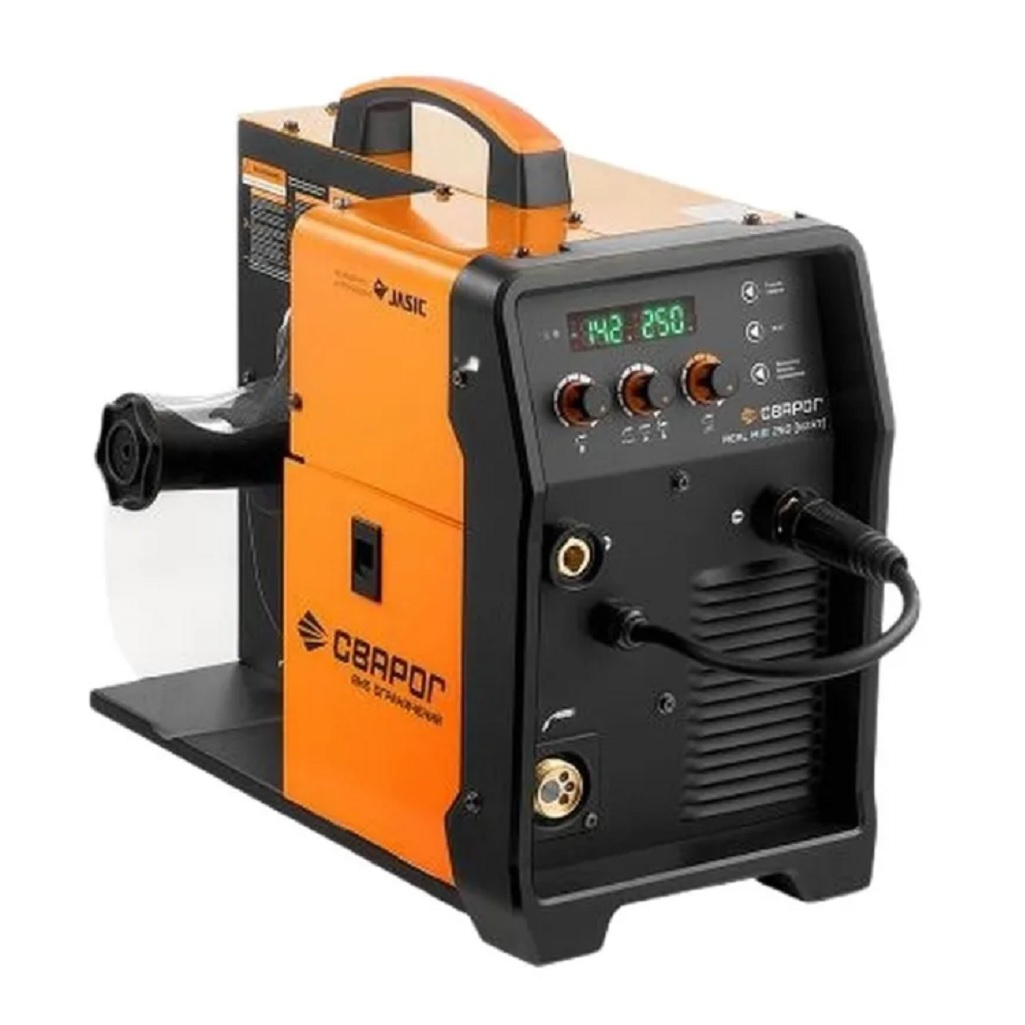 Полуавтомат сварочный инверторный Сварог MIG 250 REAL N2A7, 64В, IP21S, оранжевый