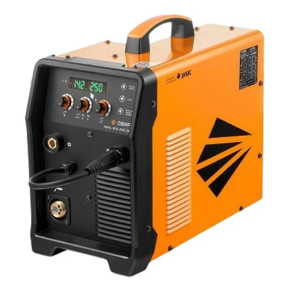 Полуавтомат сварочный инверторный Сварог MIG 250 REAL N2A7, 64В, IP21S, оранжевый