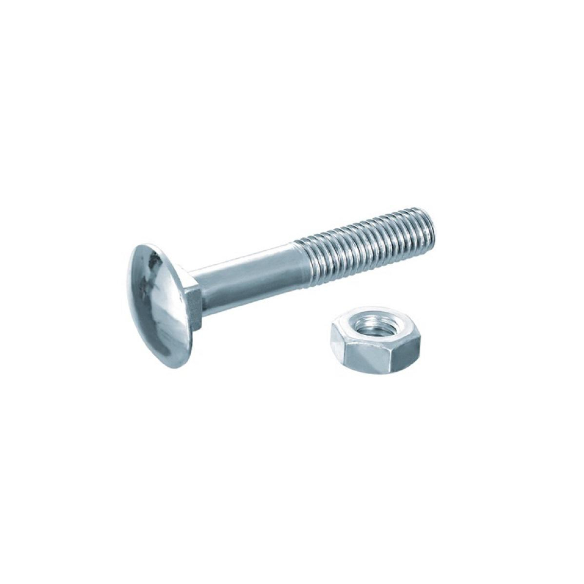 Болт мебельный М10х120 мм + гайка М10 DIN 934