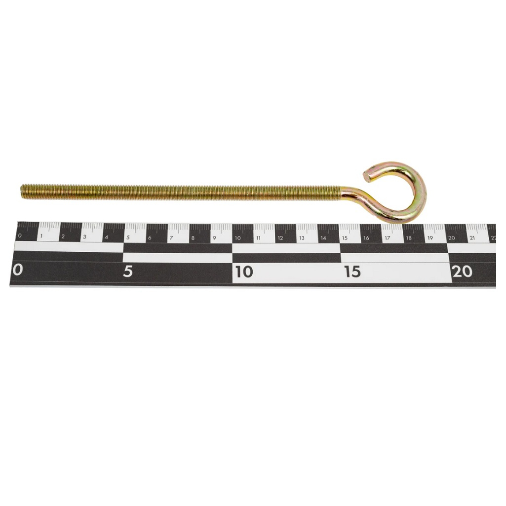 Винт полукольцо М8х150 мм с метрической резьбой, цинковое покрытие