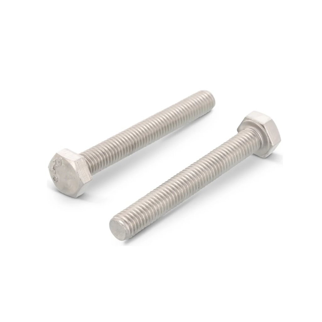 Болт нержавеющий М6х12 DIN 933 A2 с шестигранной головкой и полной резьбой