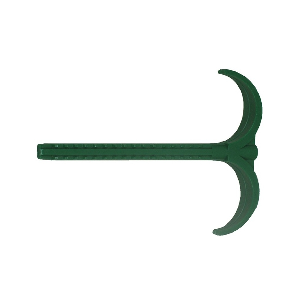 Дюбель крюковой двойной Walraven BIS DDH 50 D-28 75х80 мм, полиамид, зелёный