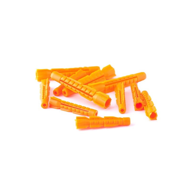 Дюбель универсальный трехраспорный без бортов полипропилен 6х37мм 20шт