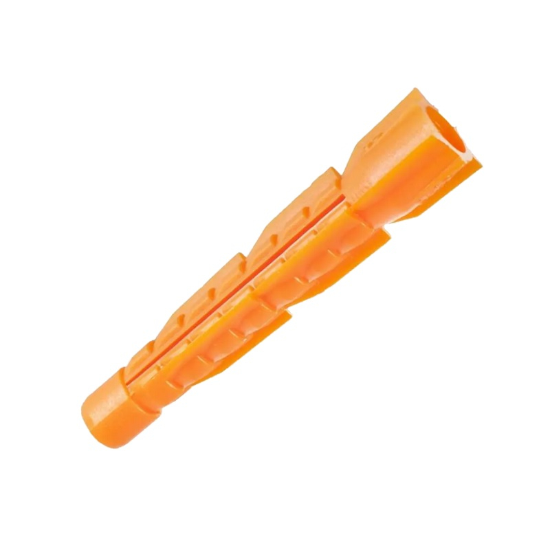 Дюбель универсальный трехраспорный без бортов с шурупом полипропилен 8х52 мм 10 шт/уп