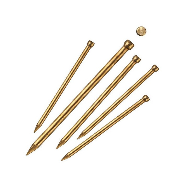 Гвозди Жесть финишные, латунь 1.6х40 мм, 0.05 кг УТ-00002140