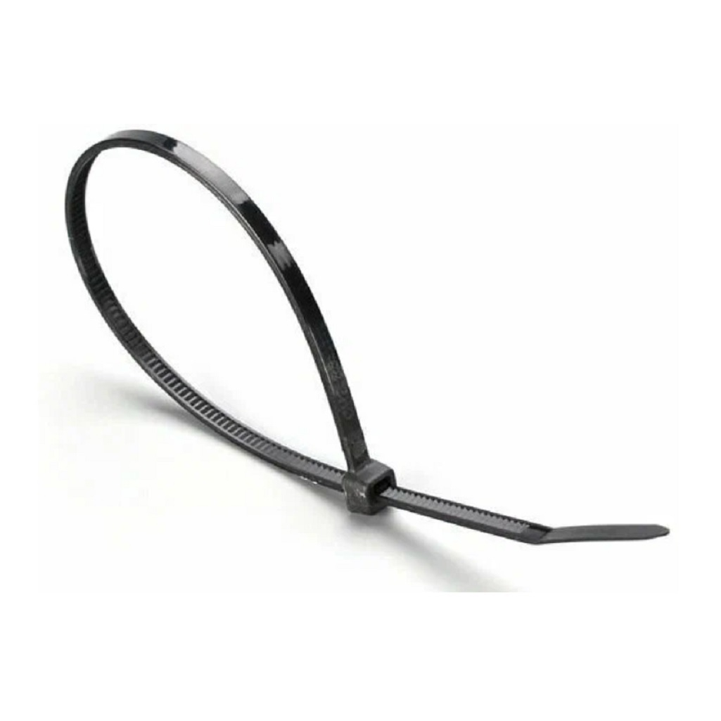 Стяжка кабельная Fortisflex КСС 49412 нейлон 4х250 мм, упаковка 100 шт, черный