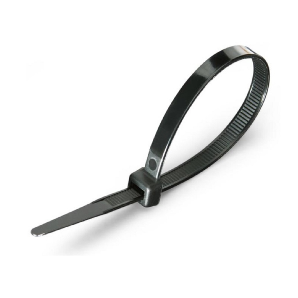 Стяжка кабельная Fortisflex КСС 49408 нейлон 3х150 мм, упаковка 100 шт, черный